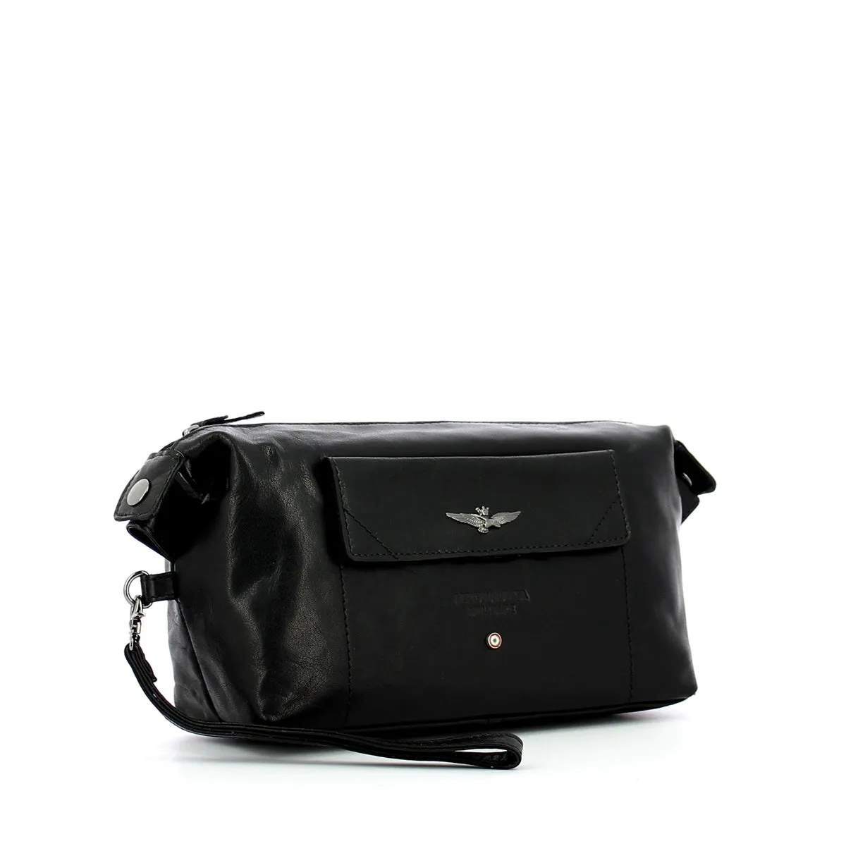Aeronautica Militare - Beauty Case in pelle - AM300 - NERO