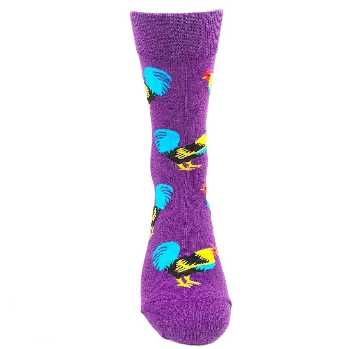 Animal Socks Rooster | Purple