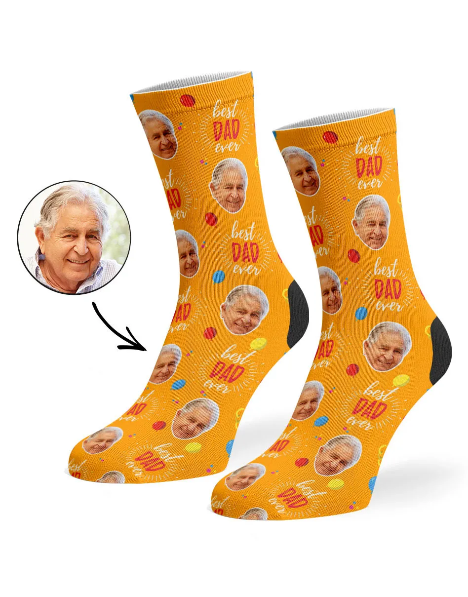 Balloons Best Dad Socks