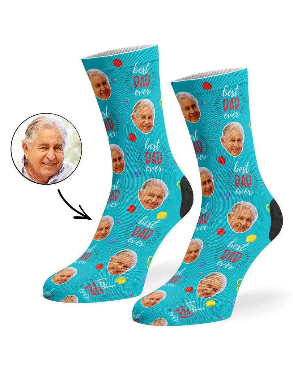 Balloons Best Dad Socks