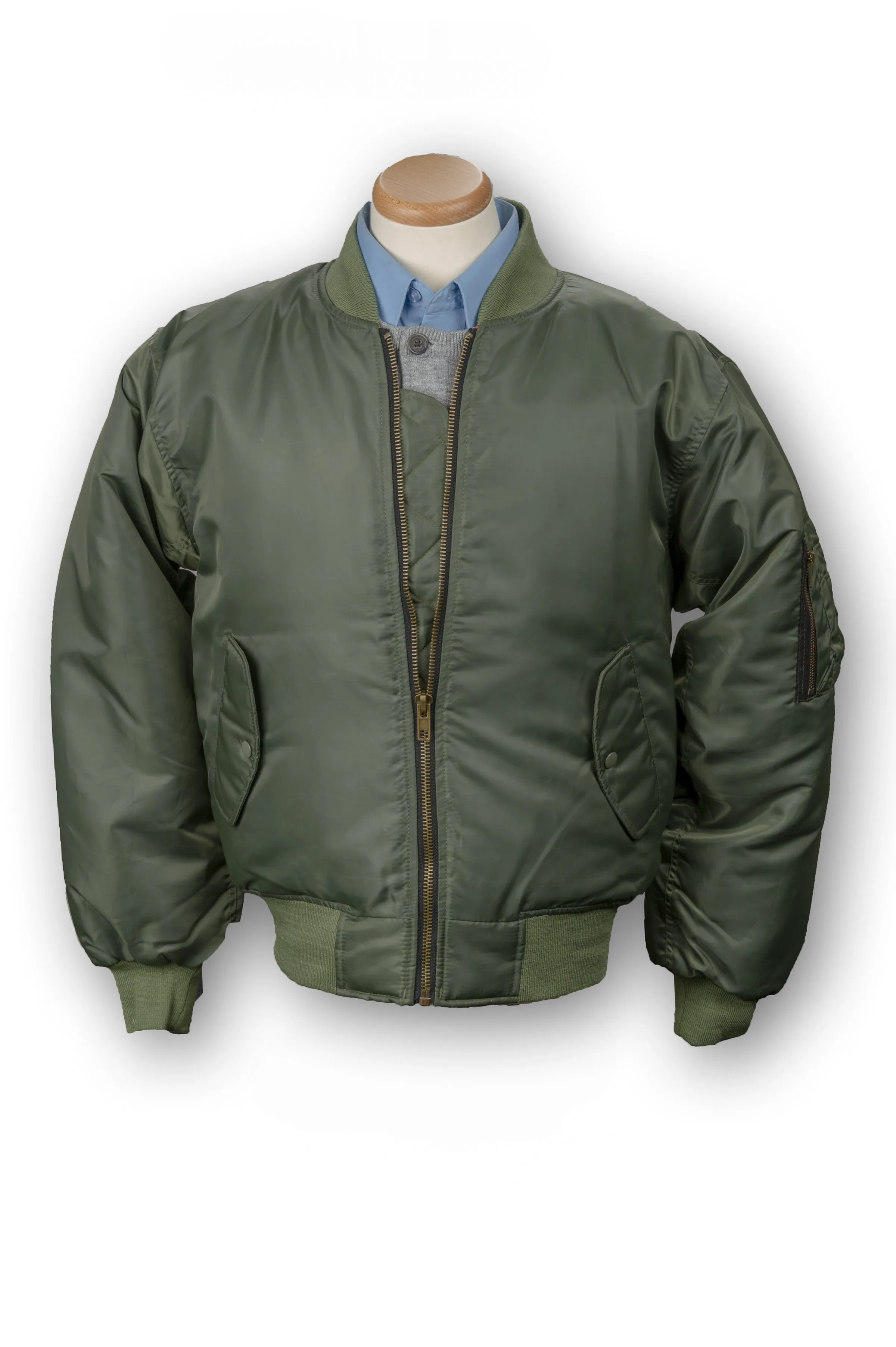 Bravo Men's Bravo Ma-1 Flight Jacket
