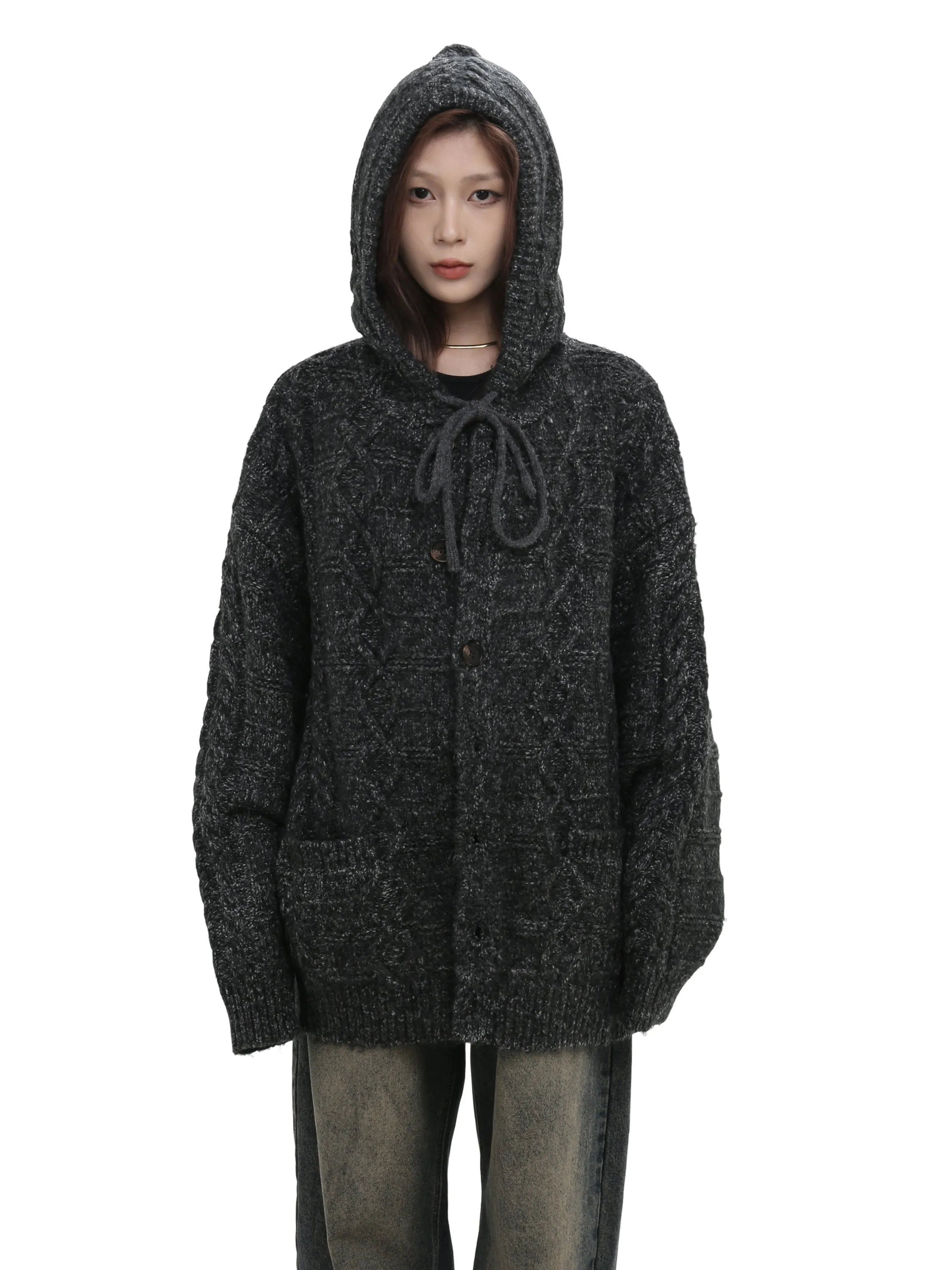 Casual Hooded Cardigan
