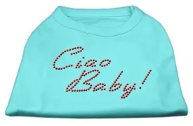 Ciao Baby Rhinestone Shirts Aqua XS (8)