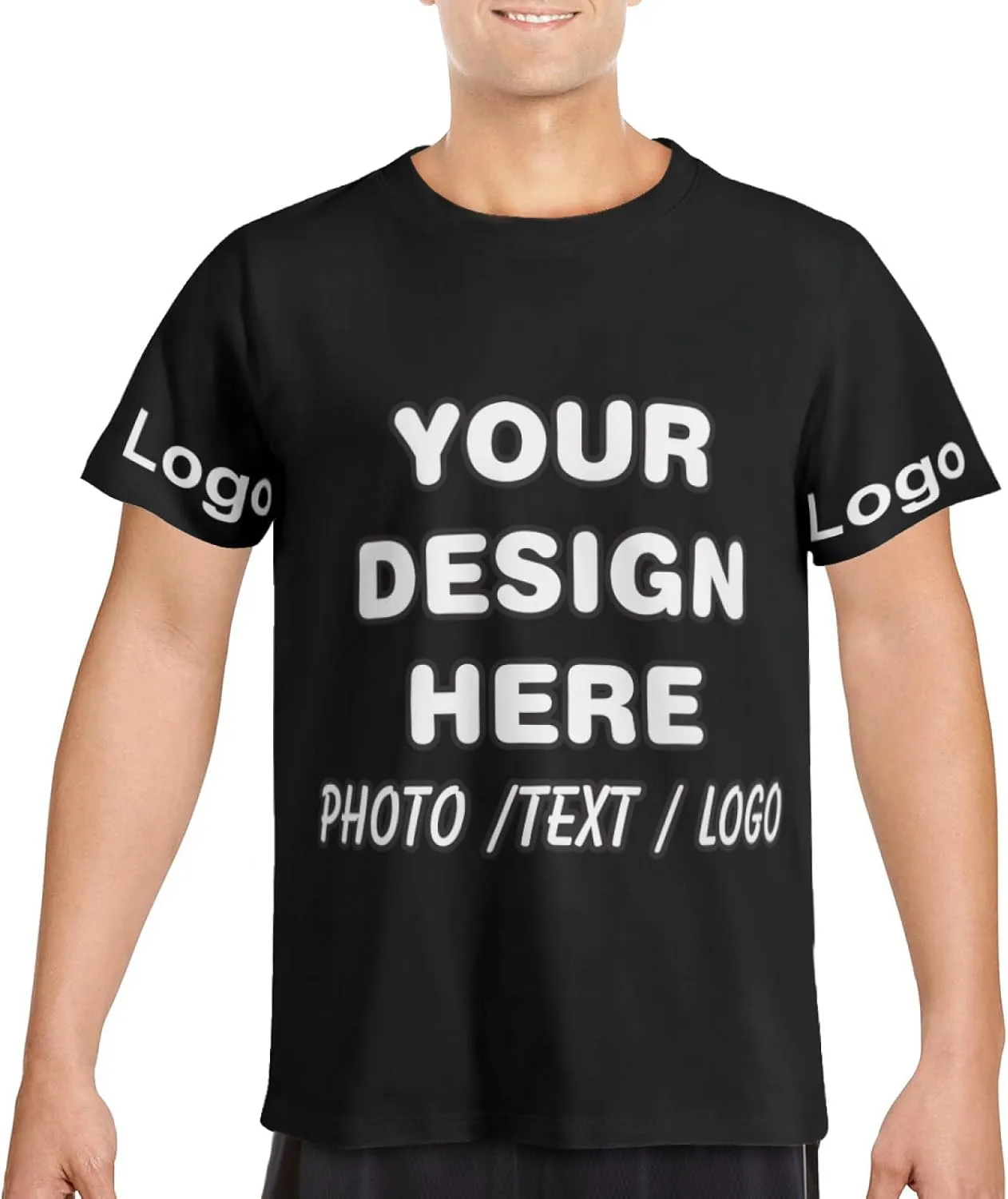 Custom T Shirts with Your Text Photo Logo Custom Shirt Personalized Custom t Shirts Design Your Own Front/Back Print