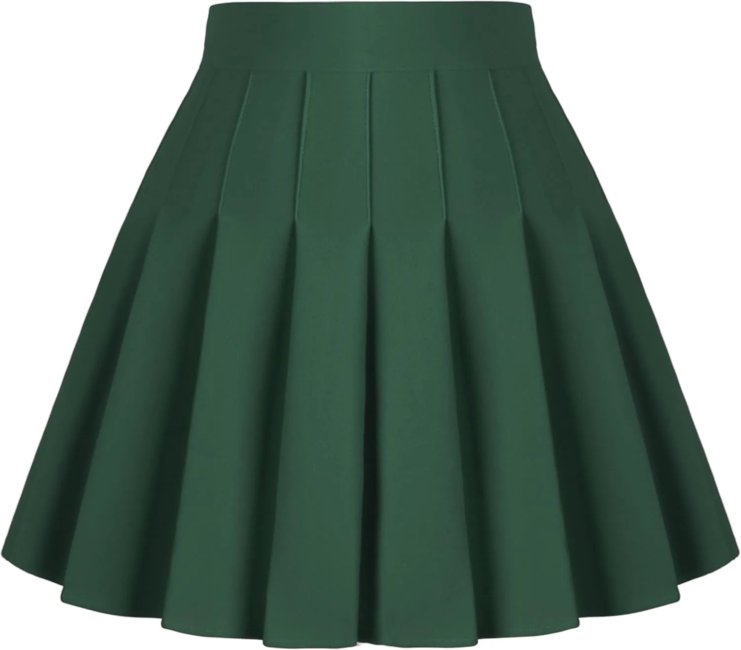 Dressever Women's Pleated Skirts Mini Skater Basic Skirt High Waist Tennis Skirt School Uniform Cheerleader Skirts