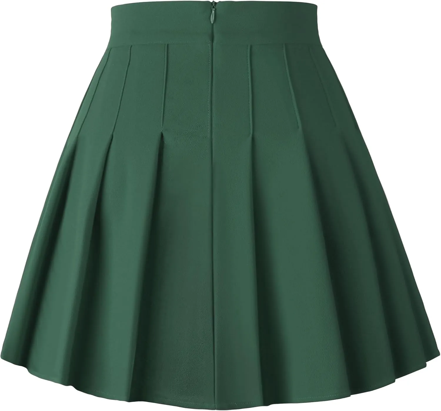 Dressever Women's Pleated Skirts Mini Skater Basic Skirt High Waist Tennis Skirt School Uniform Cheerleader Skirts