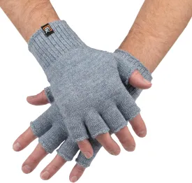 Evolution Knitwear Alpaca Knit Fingerless Gloves - Super Soft Baby Alpaca - Made in the USA - Large