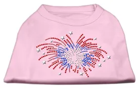 Fireworks Rhinestone Shirt Light Pink L (14)