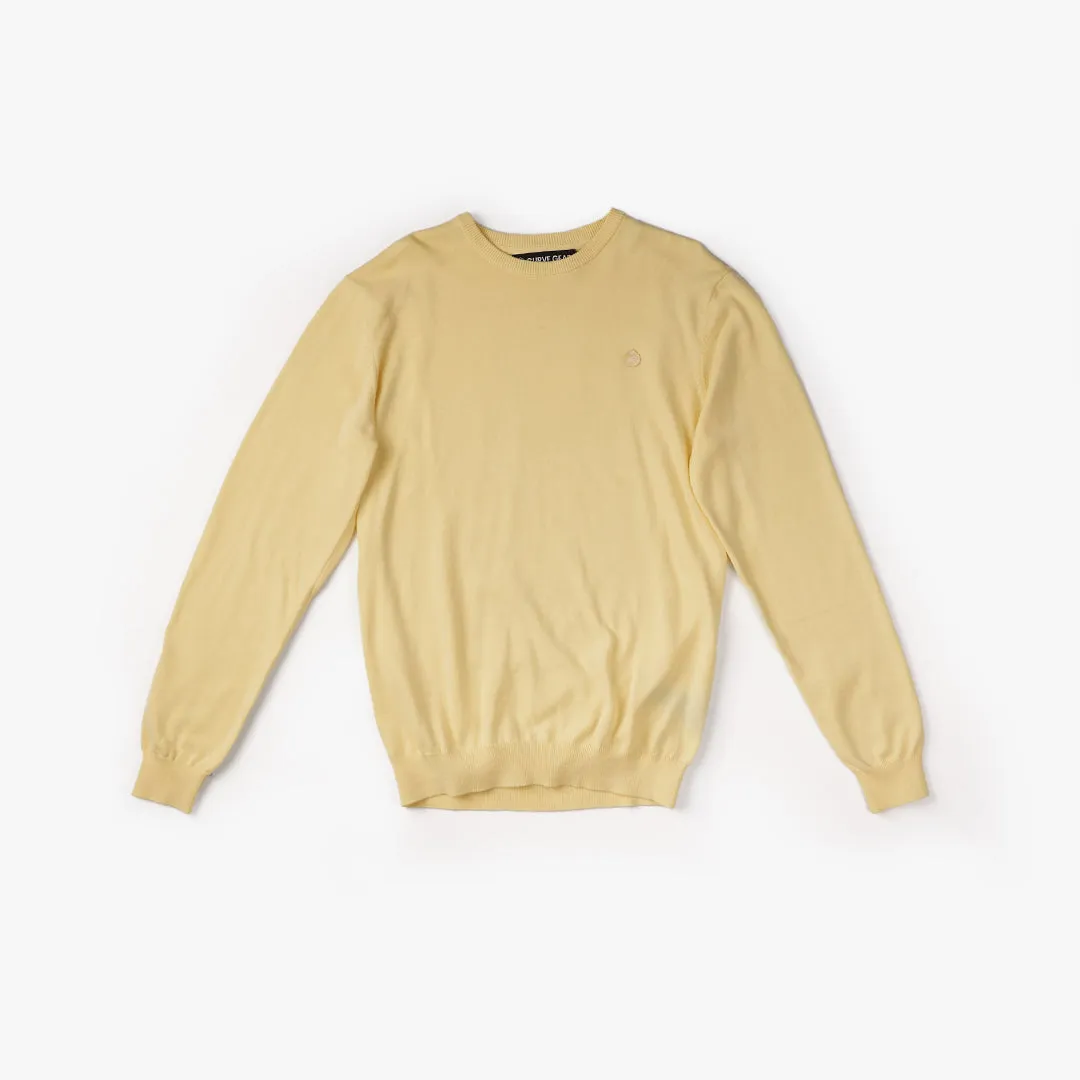 Flex Fine Gauge Knitwear Yellow