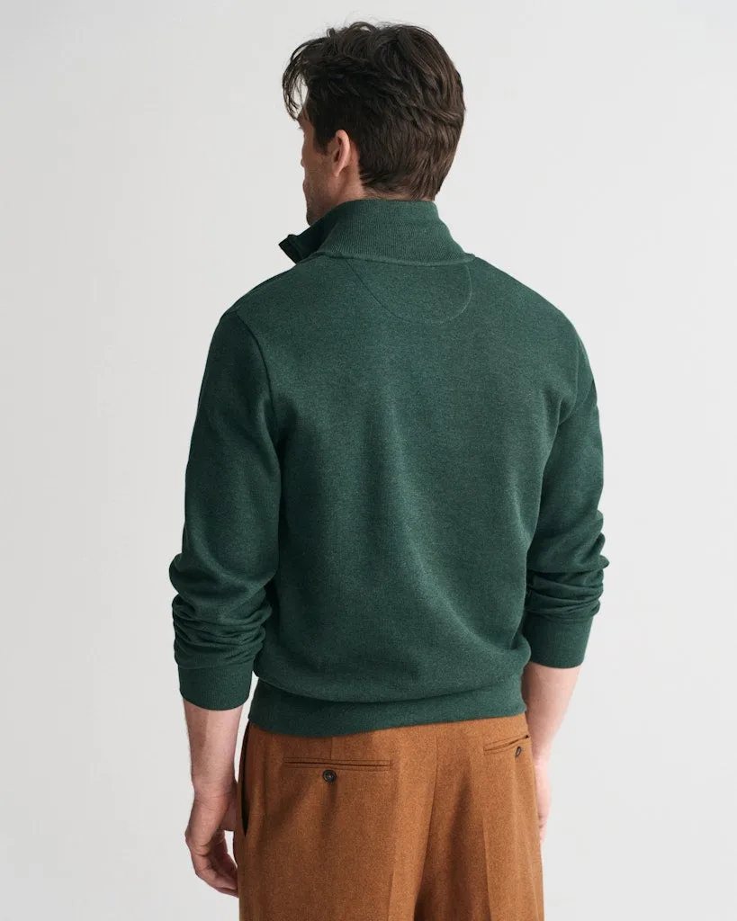 GANT - Sacker Rib Half Zip, Green