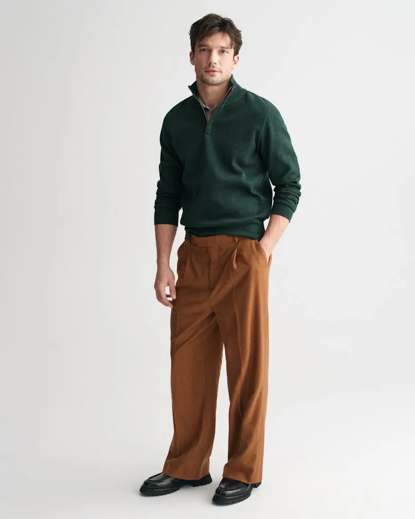 GANT - Sacker Rib Half Zip, Green