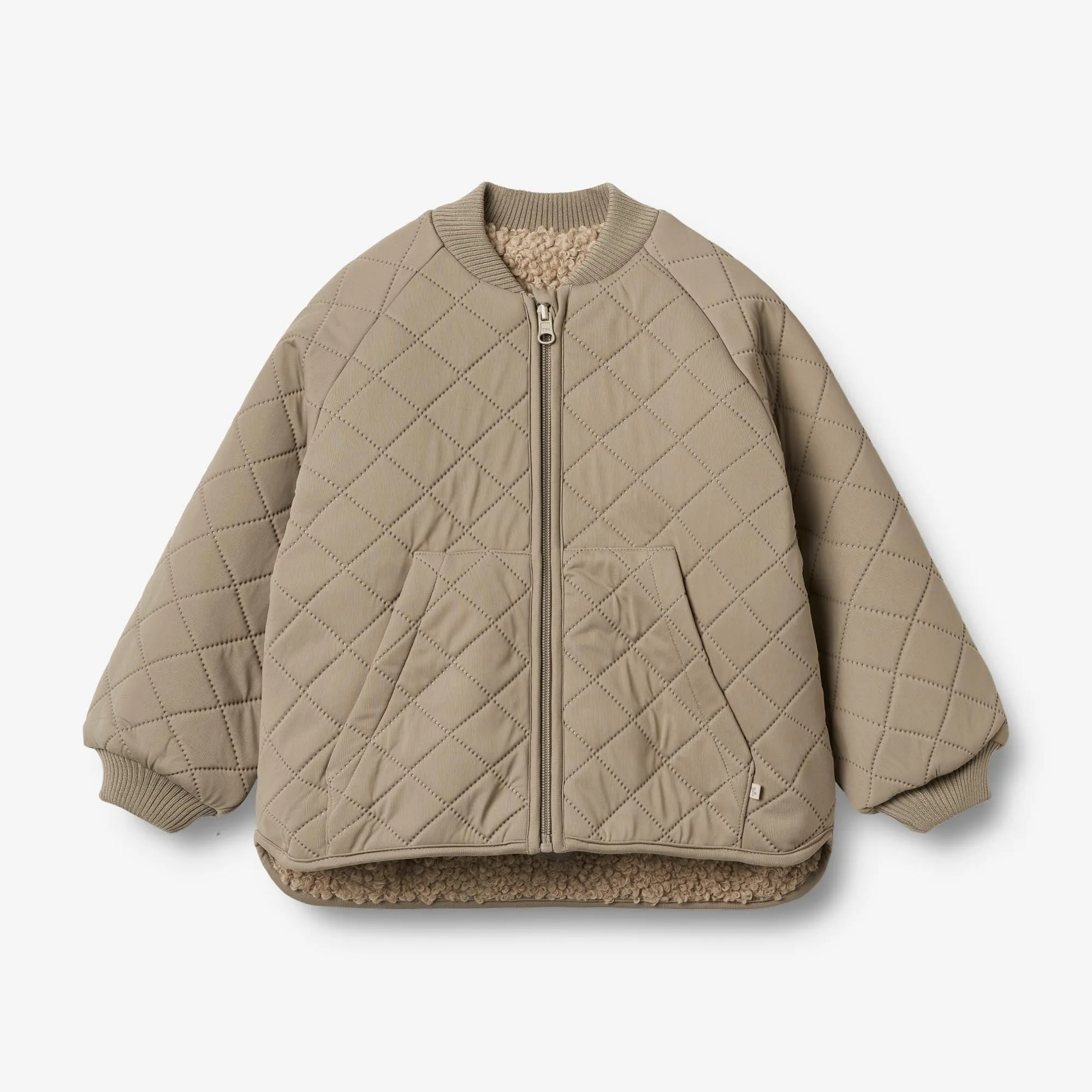 Reversible Thermo Jacket Lake - beige stone
