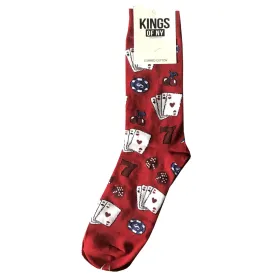 Slot Machine Las Vegas Mens Socks