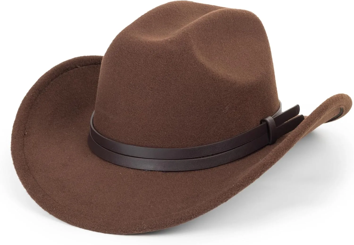 Women Western Rhinestone Cowboy Hat - Classic Bling Diamond Band Decoration Rodeo Fedora Hat(Size:Large)