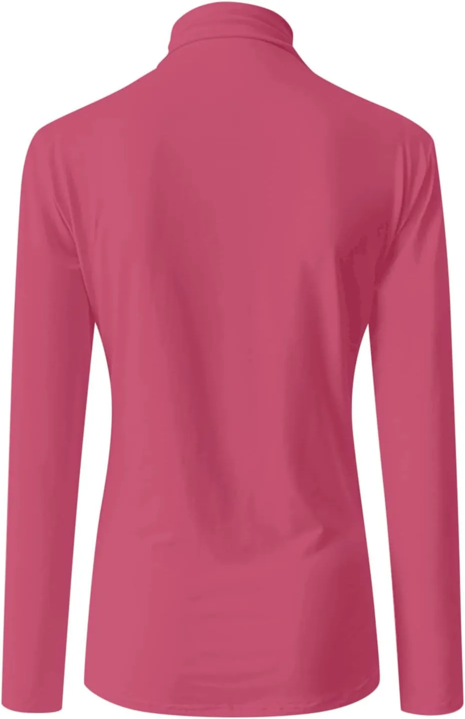 Women's Turtleneck Long Sleeve Shirts Slim Fitted Lightweight Base Layer Casual Tops Thermal Active Layer Tees