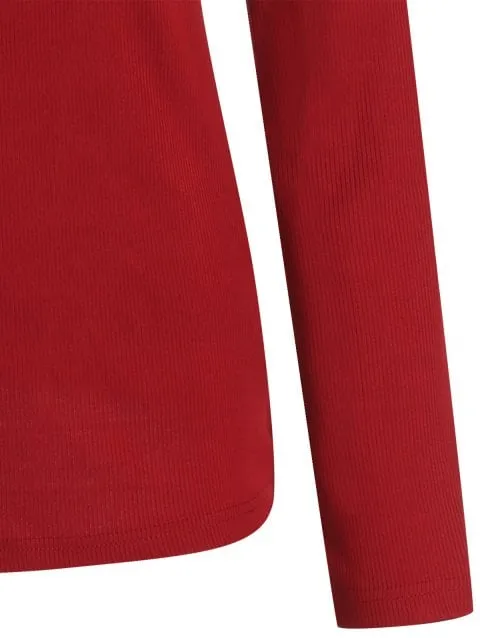 Wonderful Shoulder Lace Panel Ribbed Knitwear